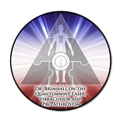 Click here to view larger image Dr. Brimhall on Quantumwave Laser Vibracussor and Pro Athrostim