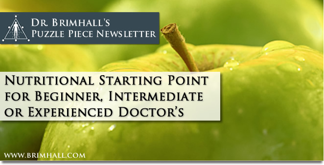 Nutrition is a Must for Every Adjustment to Hold Correction