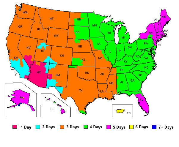 Fedex Service Map